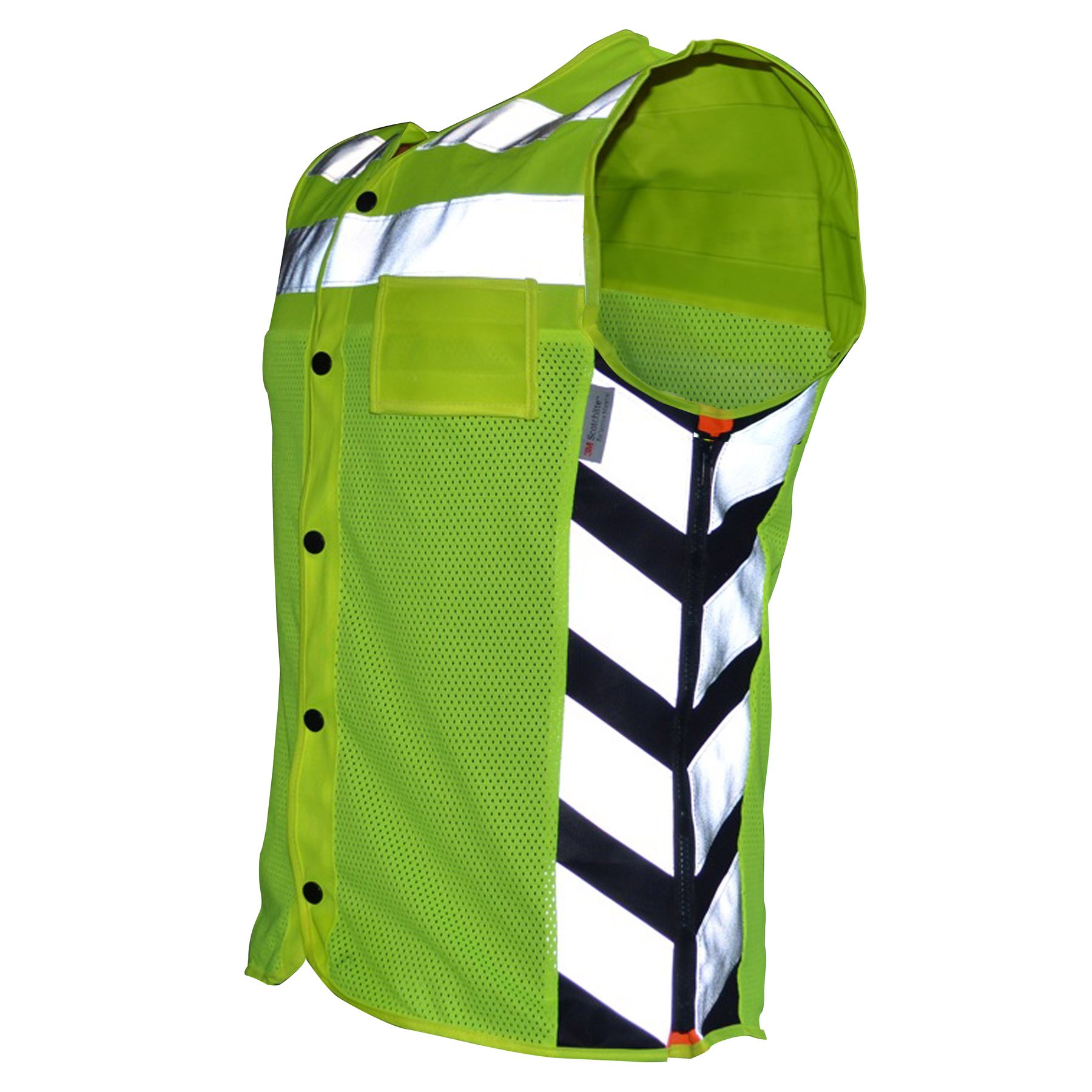 Missing Link Meshed up Expandable Safety Vest (HiViz Green/Orange